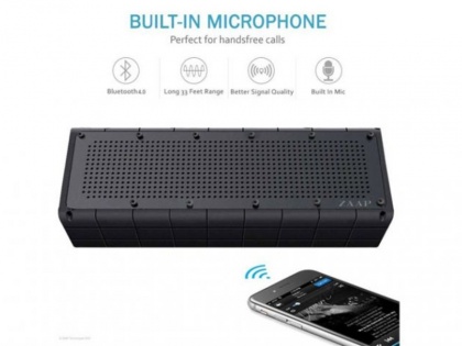 Zaap Aqua Pro Bluetooth speaker with 360-degree sound, deep bass and IP-66 waterproof protection launched at Rs 2549 | Zaap ने लॉन्च किया वॉटरप्रूफ ब्लूटूथ स्पीकर Aqua Pro, फीचर्स के मुकाबले कीमत बेहद कम
