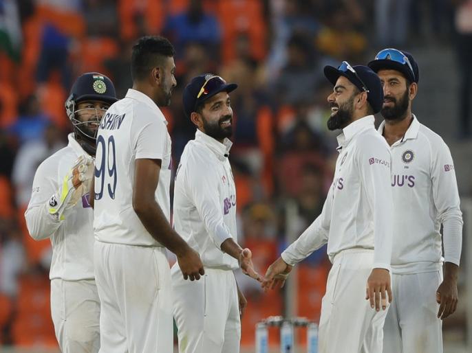 India vs England, 3rd Test: 842 Ind v Eng Ahmedabad 2020/21: Shortest ball Tests in post war era ending in a result | IND vs ENG, 3rd Test: टेस्ट क्रिकेट में बना रिकॉर्ड, द्वितीय विश्व युद्ध के बाद सबसे कम गेंदों में खत्म हुआ मुकाबला India vs England, 3rd Test: 842 Ind v Eng Ahmedabad 2020/21: Shortest ball Tests in post war era ending in a result | IND vs ENG, 3rd Test: टेस्ट क्रिकेट में बना रिकॉर्ड, द्वितीय विश्व युद्ध के बाद सबसे कम गेंदों में खत्म हुआ मुकाबला