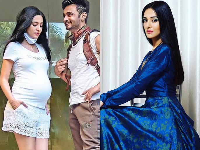 See Pics Vivah Actress Amrita Rao Is Expecting A Baby Here S First Picture Of Her Rocking Her Baby Bump English Lokmat Com