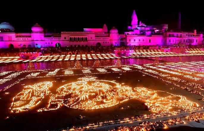 Ayodhya Deepotsav 2022 preparation Images for Ayodhya Deepotsav |  Deepotsav: 16 लाख दीयों से रोशन होगा अयोध्या, 38 घाटों पर होगा दीपोत्सव |  Lokmat News Hindi