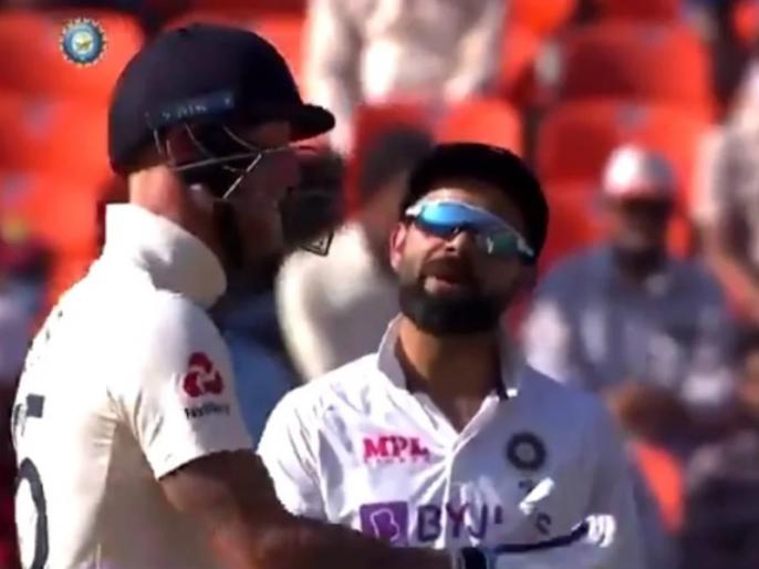 Virat Kohli reacts on Ben Stokes taking too much time between deliveries in pink ball Test | VIDEO: आर अश्विन के सामने बेन स्टोक्स ने किया कुछ ऐसा कि भड़क उठे विराट कोहली, कहा- कम ऑन यार बेन सबकुछ ठीक तो है... Virat Kohli reacts on Ben Stokes taking too much time between deliveries in pink ball Test | VIDEO: आर अश्विन के सामने बेन स्टोक्स ने किया कुछ ऐसा कि भड़क उठे विराट कोहली, कहा- कम ऑन यार बेन सबकुछ ठीक तो है...