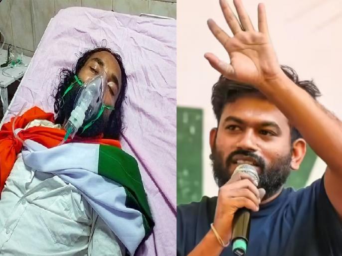 रांची में लाठीचार्ज के बाद अस्पताल में भर्ती छात्र नेता देवेंद्र महतो