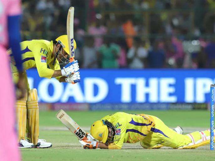 CSK vs RR Playing 11 IPL 2021 Latest Updates ms dhoni dive on field against rajasthan royals | IPL 2021: बाल-बाल बचे महेंद्र सिंह धोनी, रन आउट होने से बचने के लिए किया ऐसा काम कि देख हर कोई रह गया हैरान CSK vs RR Playing 11 IPL 2021 Latest Updates ms dhoni dive on field against rajasthan royals | IPL 2021: बाल-बाल बचे महेंद्र सिंह धोनी, रन आउट होने से बचने के लिए किया ऐसा काम कि देख हर कोई रह गया हैरान