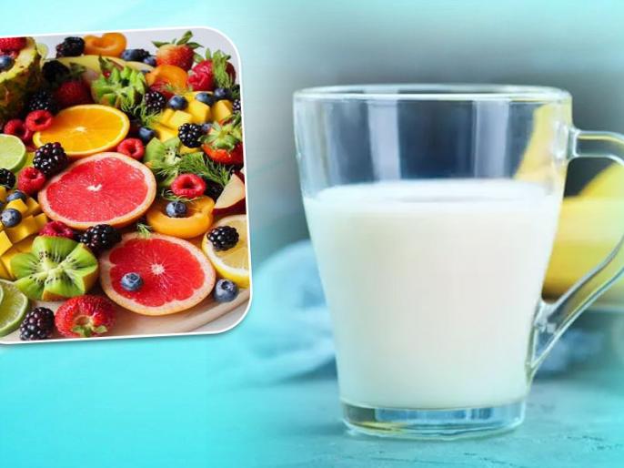 Drinking milk Healthy diet tips do not eat before and after drink milk