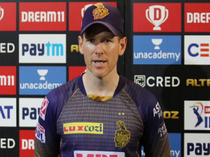 KKR captain Morgan fined for slow over rate | IPL 2021: कोलकाता नाइट राइडर्स के कप्तान इयोन मोर्गन पर 12 लाख रुपये का जुर्माना, हुई थी ये गलती KKR captain Morgan fined for slow over rate | IPL 2021: कोलकाता नाइट राइडर्स के कप्तान इयोन मोर्गन पर 12 लाख रुपये का जुर्माना, हुई थी ये गलती