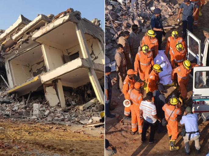 In Pics: 3 People Died In Building Collapse At Greater Noida | ग्रेटर ...