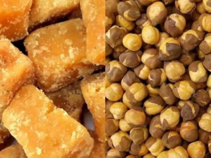bhune chane aur gud khane ke fayde roasted chana and jaggery benefits