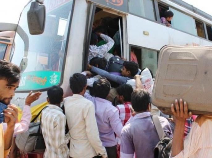 gujarat administration is meeting migrant workers to sto -migrating | गुजरात: पलायन रोकने के लिए प्रवासी कामगारों से मुलाकात कर रहा है गुजरात प्रशासन gujarat administration is meeting migrant workers to sto -migrating | गुजरात: पलायन रोकने के लिए प्रवासी कामगारों से मुलाकात कर रहा है गुजरात प्रशासन