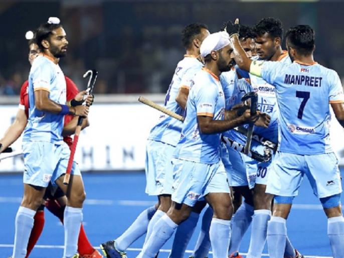 hockey world cup 2018 pool c india beat canada by 5 1 to reach quarter final | हॉकी वर्ल्ड कप: कनाडा को 5-1 से रौंदकर भारत क्वॉर्टर फाइनल में, बेल्जियम को खेलना होगा क्रॉस-ओवर hockey world cup 2018 pool c india beat canada by 5 1 to reach quarter final | हॉकी वर्ल्ड कप: कनाडा को 5-1 से रौंदकर भारत क्वॉर्टर फाइनल में, बेल्जियम को खेलना होगा क्रॉस-ओवर