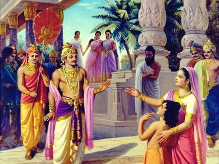 Image result for dushyant and shakuntala"