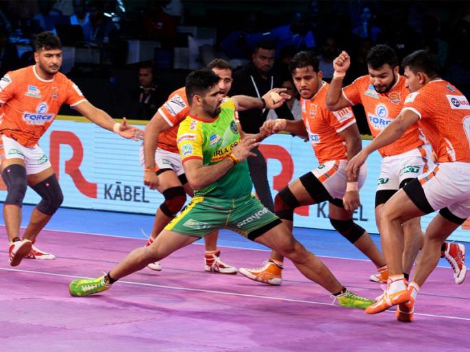 Pro Kabaddi League: Patna Pirates beat Puneri Paltan by 53-36 | Pro Kabaddi: पटना की जीत में चमके प्रदीप नरवाल, पुनेरी को एकतरफा मुकाबले में 53-36 से हराया Pro Kabaddi League: Patna Pirates beat Puneri Paltan by 53-36 | Pro Kabaddi: पटना की जीत में चमके प्रदीप नरवाल, पुनेरी को एकतरफा मुकाबले में 53-36 से हराया
