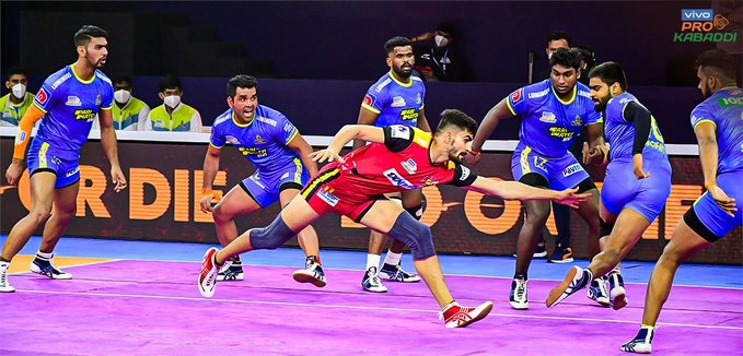 Pro Kabaddi League (PKL) 2022, Day 40 Highlights: Tamil Thalaivas Outplay  Bengaluru Bulls 42-24; Pink Panthers Crush Patna Pirates 51-30 - News18