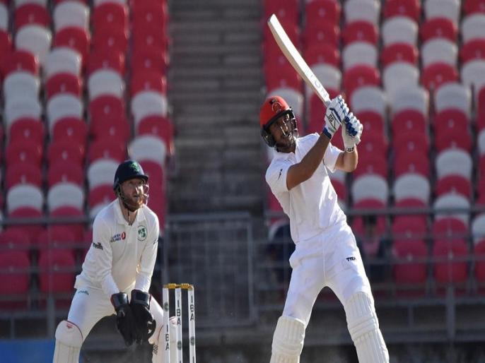 Rahmat Shah becomes first Afghanistan player to make a half-century during only test vs Ireland | AFG vs IRE: दो रन से पहला टेस्ट शतक चूका ये अफगानी बल्लेबाज, फिर भी रच दिया नया इतिहास Rahmat Shah becomes first Afghanistan player to make a half-century during only test vs Ireland | AFG vs IRE: दो रन से पहला टेस्ट शतक चूका ये अफगानी बल्लेबाज, फिर भी रच दिया नया इतिहास