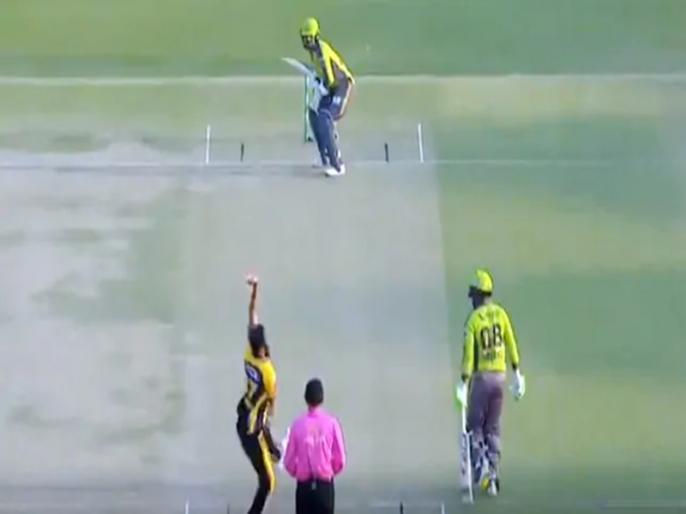 Rashid Khan Pulls Off Unusual Helicopter Version Of MS Dhoni watch video | PSL 2021: राशिद खान ने महेंद्र सिंह धोनी के अंदाज में जड़ा जोरदार छक्का, फैंस को आई माही की याद Rashid Khan Pulls Off Unusual Helicopter Version Of MS Dhoni watch video | PSL 2021: राशिद खान ने महेंद्र सिंह धोनी के अंदाज में जड़ा जोरदार छक्का, फैंस को आई माही की याद
