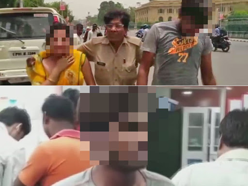 Lucknow: Woman and her husband attempt self immolation near Vidhan Sabha leveling rape charges against a Samajwadi Party worker | यूपी विधानसभा के सामने दंपती ने की आत्मदाह की कोशिश, सपा कार्यकर्ता पर लगाया दुष्कर्म का आरोप Lucknow: Woman and her husband attempt self immolation near Vidhan Sabha leveling rape charges against a Samajwadi Party worker | यूपी विधानसभा के सामने दंपती ने की आत्मदाह की कोशिश, सपा कार्यकर्ता पर लगाया दुष्कर्म का आरोप