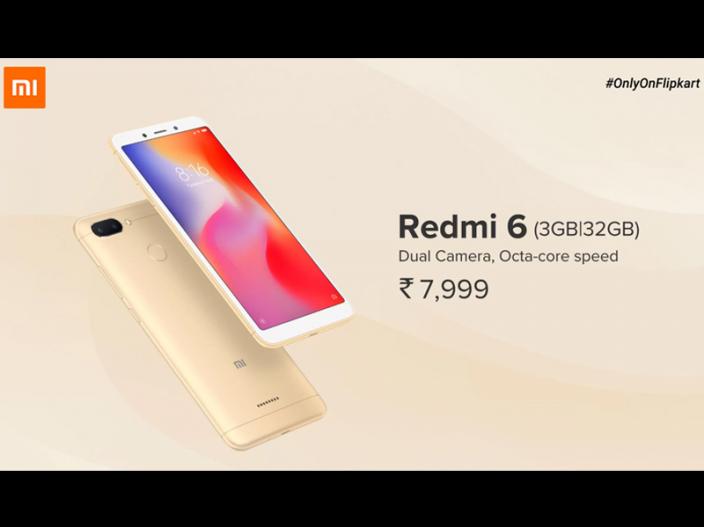 Xiaomi Redmi 6, Redmi 6A, Redmi 6 Pro Smartphones launched in india, See Pics Photos | 